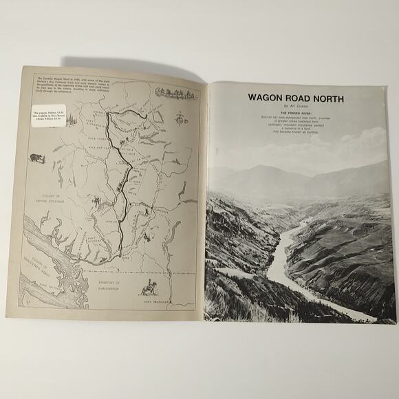 Wagon Road North by Art Downs Fraser River Cariboo Gold Rush Photography Drawing - Picture 3 of 7